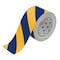 Brady ToughStripe Floor Marking Tape Roll, Diagonal Stripes, Blue on Yellow, 3in x 100ft, 100PK 132440 - alternate 1