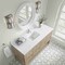 James Martin Vanities 60 in. Single Vanity, Whitewashed Oak, w/Single Hole 3 CM White Zeus Quartz Top & Backsplash 330-V60S-WWO-1WZ - alternate 4