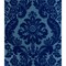 A-Street Prints Shadow Blue Flocked Damask Wallpaper 4147-87310 - alternate 1