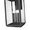 Z-Lite Hartwell 6-Light Outdoor Wall Light, 15 in W x 36 H, Sand Black 5019XXL-BK - alternate 2