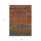 Homeroots 8' X 10' Terra Cotta Abstract Washable Indoor Outdoor Area Rug 608762 - alternate 4