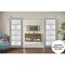 Sartodoors Double Barn Interior Door, 36" x 80", Gray QUADRO4002DB-S-SSS-36 - alternate 1