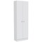Homeroots 24" White Laminate Accent Cabinet With Four Shelves 477673 - alternate 2