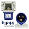 Walther-Werke Pin and Sleeve Inlet, 20A, 230/250, 1 Phase, 2 Pole, NEMA Not Rated 611306 - alternate 4