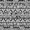 Homeroots 8' X 10' Black And Ivory Southwestern Washable Indoor Outdoor Area Rug 594151 - alternate 2