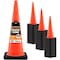 Xpose Safety 36 Inch Multipurpose PVC Orange Traffic Cone, 12lb base, 48PK OTC36-12L-48-X - alternate 1