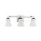 Jonathan Y Staunton 24" 3-Light Farmhouse Cottage Metal LED Vanity Light with Frosted Glass Shades, Chrome JYL7524B - alternate 6