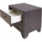 Homeroots 22" Espresso Two Drawers Solid Wood Nightstand 285542 - alternate 4