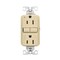 Eaton Wiring Devices Eaton GFCI Receptacle, 125 V, 15 A, NEMA: NEMA 5-15R, Back, Side Wiring, Ivory GF15V-BX-L - alternate 1