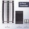 Lavish Home 6PC Bathroom Towels Set 100% Cotton Bathroom Accessories Soft Towel Set for Shower, Gym, Dorm, Spa 67-0023-CH - alternate 5