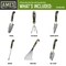 Ames Garden Hand Tool Set, 6-Piece, Stainless Steel, Ergonomic Gel Grip 24451009 - alternate 2
