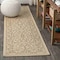 Jonathan Y Charleston Vintage Filigree Textured Weave Beige/Brown 2 ft. x 8 ft. Indoor/Outdoor Runner Rug SMB106A-28 - alternate 1