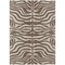 Homeroots 5' X 8' Brown And Beige Animal Print Washable Indoor Outdoor Area Rug 600595 - alternate 3