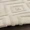 Homeroots 8' Cream Round Geometric Indoor Outdoor Area Rug 572836 - alternate 3