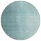 Homeroots 8' Teal Blue And Aqua Round Abstract Washable Indoor Outdoor Area Rug 588234 - alternate 3