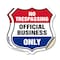 Signmission No Trespassing Shield Sign Official Busi, 18 inch X 18 inch, Vinyl Decal, 2PK SHI-D-2PACK-18-415 - alternate 1