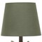 Homeroots 20" Brown And White Novelty Table Lamp With Green Drum Shade 643466 - alternate 2