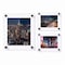 Azar Displays Gallery Wall Set: (2) 8x10 and (1) 16x20 Sign Holders with 1 in BLACK Caps and Standoffs 105720-BLK - alternate 4