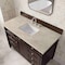 James Martin Vanities Brittany 48" Single Vanity, Burnished Mahogany, w/ 3 CM Tajnar Eclos Top 650-V48-BNM-3TJR - alternate 3