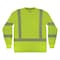 Ergodyne Hi-Vis Shirt, L, Lime, Long Sleeve 22254 - alternate 3