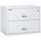 Fireking 2 Drawer, 1 Hr Fire & Impact Rated, 38" Wide Lateral Arctic White 2-3822-CAW - alternate 1