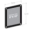Azar Displays Black Window Sign Holder Frame with Suction Cups 8in x 10in, 2PK 106694-BLK-2PK - alternate 3