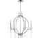 Jonathan Y Laura 23" Crystal/Metal LED Chandelier, Chrome JYL7402A - alternate 5