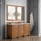 James Martin Vanities Bristol 60'' D Vanity, Saddle Brown w/ Victorian Sil Silestone Top w/FreePower Wireless Charger 157-V60D-SBR-FVSL - alternate 2