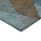 Homeroots 5' X 8' Teal Blue Aqua And Brown Argyle Washable Indoor Outdoor Area Rug 613736 - alternate 3