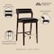 Manhattan Comfort Patricia Barstool in Black - Set of 3 3-BS026-BK - alternate 4