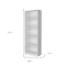 Homeroots 71" White Wood Five Tier Bookcase 546191 - alternate 5