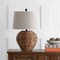 Jonathan Y Alaro 24.5" 1-Light Farmhouse Coastal Water Hyacinth Basket LED Table Lamp, Natural JYL6501A - alternate 5