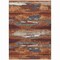 Homeroots 8' X 10' Copper Rust And Ivory Abstract Washable Indoor Outdoor Area Rug 612494 - alternate 4