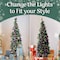Elf Stor 6ft Prelit Christmas Tree Flocked Artificial Spruce Pencil Christmas Tree w/ 250 LED Lights & Stand 50-300-6FLK - alternate 6