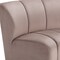Homeroots 42" Beige Velvet Modular Sofa 573988 - alternate 3