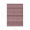 Homeroots 3' X 5' Red And Burgundy Striped Washable Indoor Outdoor Area Rug 610588 - alternate 3