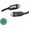 Plugable Technologies PLUGABLE THUNDERBOLT 4 CABLE  THUNDERBOLT CERTIFIED  2M/6.6FT, 100W CHARGING, SI TBT4-40G2M - alternate 4