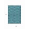 Homeroots 9' X 12' Teal Blue Fern Green And Ivory Geometric Washable Indoor Outdoor Area Rug 615240 - alternate 5