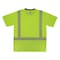Ergodyne M Lime Class 2 Hi-Vis T-Shirt Black Bottom 8294BK - alternate 3