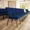 Flash Furniture 18.5"W Church Chair in Navy Blue Fabric, 4PK 4-XU-CH-60096-NVY-BAS-GG - alternate 3