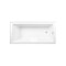 Kingston Brass 66-Inch Acrylic Rectangular 3-Wall Alcove Tub Combo w/ Waste and Overflow Drain, Right Hand Drain CVTAP663222R6 - alternate 2