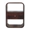 Homeroots 22" Brown Solid Wood One Drawer Nightstand 651752 - alternate 2
