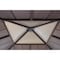 Sunjoy 11ft x 11ft Amari Outdoor Patio  Cedar Framed Gazebo, Brown Steel, Polycarbonate Hip Roof Hardtop A102007203 - alternate 2