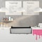 Koolmore 39 in. 5-Pan Countertop Ice Cream Display Freezer with Curved Glass Top in Stainless-Steel KM-CGDR-5P - alternate 4