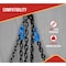 Mytee Products 3/8in x 10ft G100 High Grade Transportation Chain w/ Grab Hooks, 8800 lbs WLL, 2PK CH3810-G100x2 - alternate 3