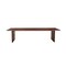 Homeroots 108" Brown Solid Wood Double Pedestal Base Dining Table 635863 - alternate 1