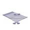 Homeroots 50" X 60" Purple Woven Cotton Striped Throw Blanket with Tassels 516601 - alternate 4