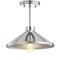 Jonathan Y Cisco 11.8 in. Iron Modern Farmhouse LED Semi Flush Mount, Chrome JYL9532B - alternate 1