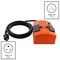 Ac Works NEMA 5-20, NEMA 5-20, 1.5 ft, Orange S520PDU-018 - alternate 2