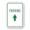 Signmission Parking With Up Arrow, Heavy-Gauge Aluminum Rust Proof Parking Sign, 18" x 24", A-1824-24898 A-1824-24898 - alternate 1